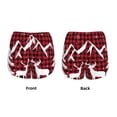 thumbnail image 3 of Salouo Christmas Buffalo Plaid Print Women's 2 in 1 Running Shorts Double-Layer Shorts Athletic Workout Gym Yoga Shorts Running Shorts for Women-Medium, 3 of 7