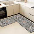 thumbnail image 5 of Kitchen Rugs Sets of 3 Non Slip Washable Kitchen Mats for Floor, Waterproof Kitchen Runner Rug, Floor Mat Carpet for Entryway, Laundry, Sink, Hallway, Bathroom, 5 of 12
