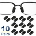 thumbnail image 3 of Eyeglass Nose Pad Silicone Anti-Slip Glasses Nose Grip, Slip-on Glasses Nose Pads for Plastic Frames Glasses Sunglasses Black 10, 3 of 7