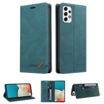 Wallet Cover for Samsung A53 Case 5G, Credit Card Slot Stand Slim Premium PU Leather & Soft TPU Back Shockproof Flip Folio Book Magnetic Cover For Samsung Galaxy A53 5G,Blue