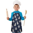 thumbnail image 2 of Siberian Husky Kids Aprons for Girls and Boys,Adjustable Neck Strap Toddler Aprons for Kids Cooking Baking, 2 of 7