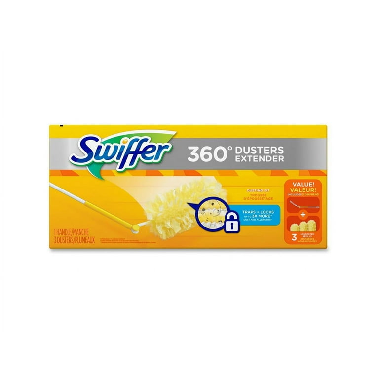 Procter & Gamble Swiffer 360 Duster Extender Kit, 3 ft Adjustable