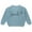 Light Blue, variant on Toddler Girl Candy Color Sweater Loose Fit Breathable Top 6-7 Years Black