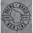 thumbnail image 2 of Wisconsin Weekend Funny Home State Womens Fitted Plus Size Graphic Tee Brisco Brands 2X, 2 of 5