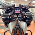 thumbnail image 2 of Cubierta de rejilla de altavoz con borde de malla para Harley Road Glide FLTRX, 2 of 7