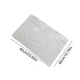 thumbnail image 2 of BSMAT Stone Bath Mat Diatomaceous Earth Shower Mat, 24"x16" Extra Thick Ultra Soft Bath Mat, Non-Slip Super Absorbent Diatomite Stone Mats for Bathroom Floor, Quick-Drying Easy to Clean(Gray), 2 of 6