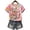 14# Pink, variant on Halloween Women's Fall Short-Sleeve T-Shirts Autumn Pumpkin Printed Tshirts Western Country Music Graphic Tees Gray S