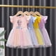 thumbnail image 2 of Verano chico niñas vestidos Navidad trajes dibujos animados Frozen Anna Elsa Olaf princesa Cosplay disfraz boda fiesta Formal vestido de baile 3T Gao Jinjia LED, 2 of 2