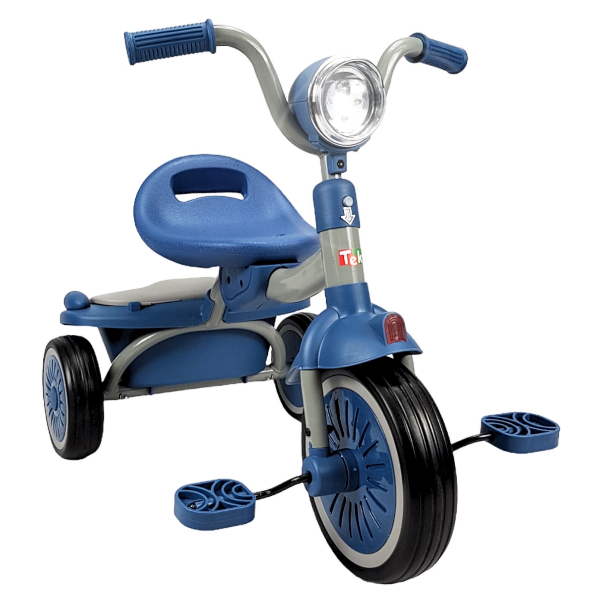 Triciclo para Niños Plegable con Luz y Sonido de 2 a 4 años - Azul ...