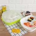 thumbnail image 1 of Bollos al vapor en caja para horno microondas Bollos al vapor utensilios de cocina utensilios para cocinar utensilios para calentar arroz caliente vaporera rectangular, 1 of 5