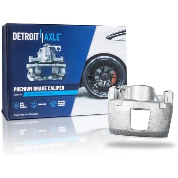 Detroit Axle - Front Right Disc Brake Caliper Replacement for Chevy Beretta Cavalier Corsica Oldsmobile Achieva Pontiac Sunbird Sunfire