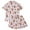 White1, variant on Tiweut Comfy Pajamas Sets Womens Christmas Cartoon Printed Collar Short Sleeve Button and Short Pants Set Loungewear Holiday Ladies Sleepwear Set,White,L