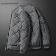 thumbnail image 3 of Chaquetas de invierno para hombre, Parka gruesa con cuello levantado, abrigos para hombre, chaquetas informales de algodón polar cálido para hombre, ropa masculina 4XL 5XL, 3 of 5