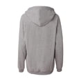 thumbnail image 3 of J. America Women's Sueded V-Neck Hooded Sweatshirt, 3 of 3