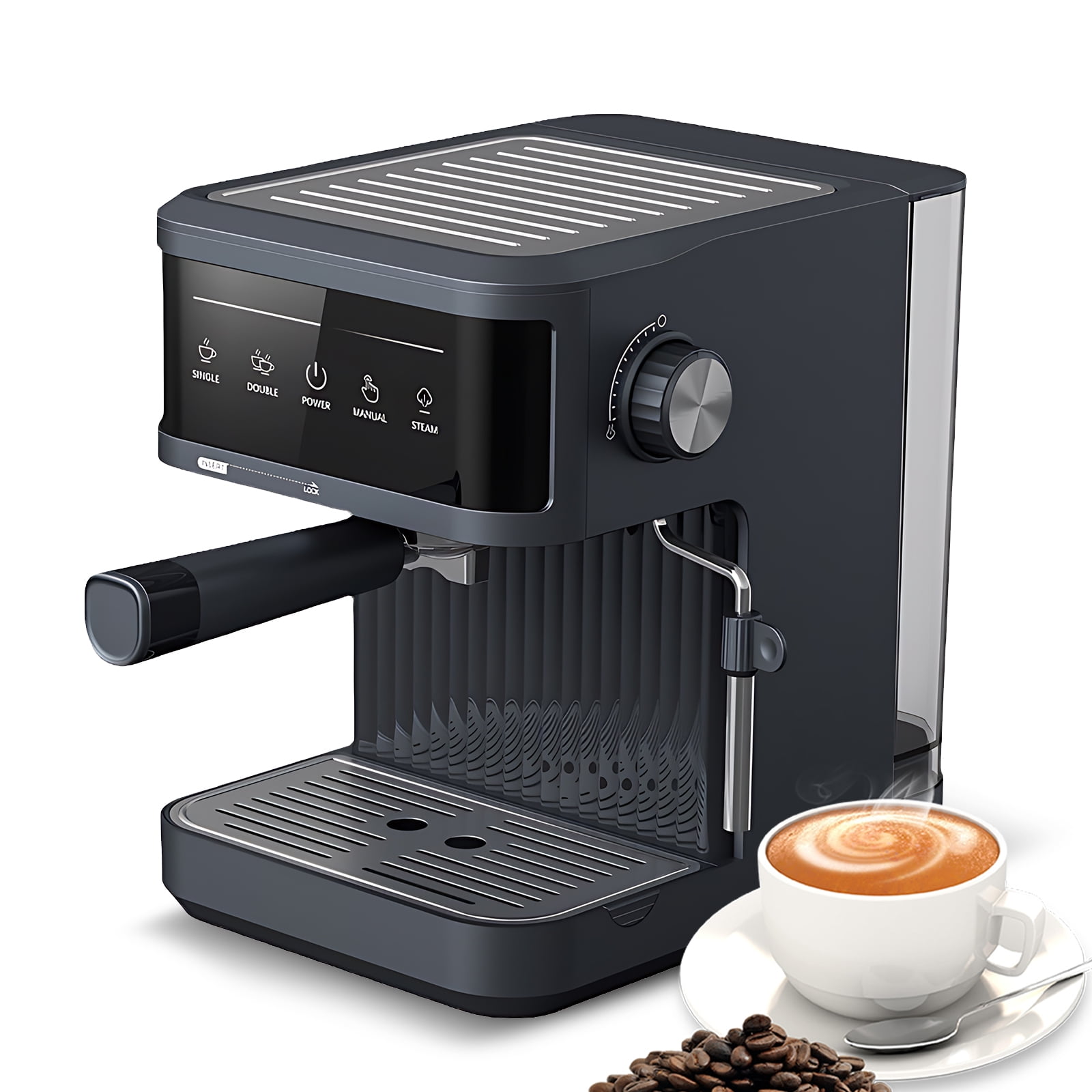 Coffee Machine,Serve Filter 92℃ Wand Art Espresso Maker With And With And Serve Adjustable Wand Filter 92℃ Brew Coffee Maker With Brew 3 Adjustable Coffee 850w 20bar Wand Art