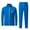 46 Blue, variant on guisaled Mens Sweatsuits with Pockets No Hood Stand Collar Full Zipper Warm Up Tracksuits Outdoor Running Athletic Sportwear