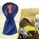 thumbnail image 4 of Cubierta de cabeza de palo de golf de alta calidad con etiquetas Driver Woods Headcovers Cuñas Cubiertas de madera de golf para accesorios de golf Fai azul 1 40x20x3 cm Macarena cubierta de la cabeza del palo de golf, 4 of 8