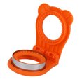 thumbnail image 2 of Découpe Ronde, Utilisation Sûre Découpe-Pression Ronde Apparence Mignonne pour Maison Fête Pique-Nique Rouge, Vert, Orange, Rose Rouge, 2 of 8