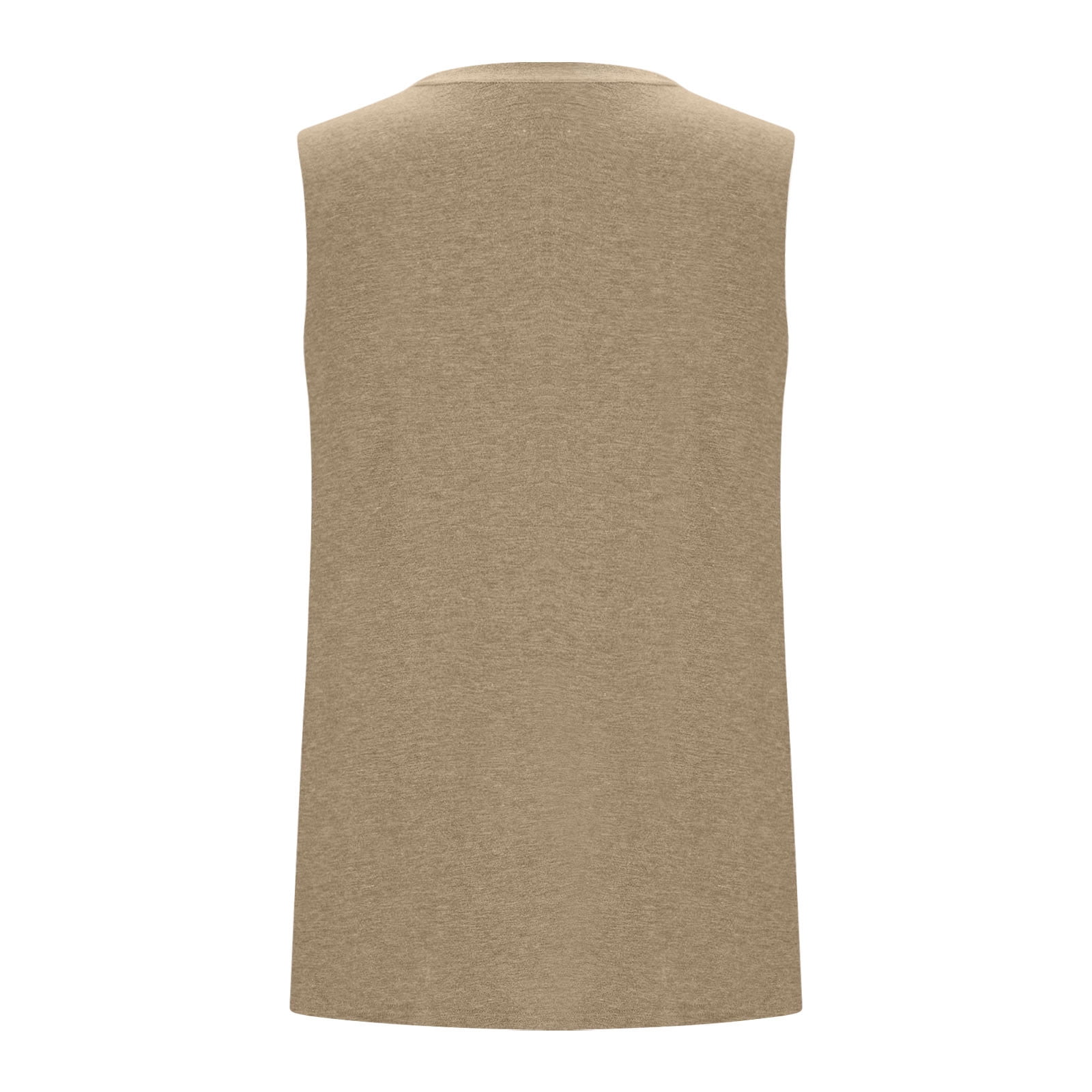 ylioge L-4X Womens Plus Size Tank Tops with Pockets Sleeveless Crewneck Vests Ladies Casual Solid Color Loose Pullover Going-Out Loungewear Cami Top