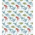 thumbnail image 2 of Springs Creative 18" x 21" Cotton Jurassic World Dino Stripe Precut Sewing & Craft Fabric, Multi-color, 2 of 3