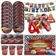 thumbnail image 2 of Nueva decoración para fiesta de cumpleaños de Disney Cars con dibujos animados de Lightning Mcqueen, platos de papel, servilletas, vasos, globos, suministros para eventos, 2 of 5