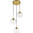 thumbnail image 1 of Lámpara Colgante Living District Baxter 3 Luces Latón 110V, 1 of 9