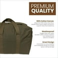 thumbnail image 6 of WHITEDUCK 24" Waterproof Travel Duffel Bag, Brown, 6 of 6