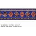 thumbnail image 3 of Runner Rug for Hallway Southwestern Blue Color 26 Inch or 31 Inch Wide by Your Length Choice Slip Resistant Rubber Backing Stain Resistant Pile Stair Runner, 3 of 5