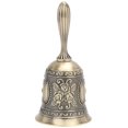 thumbnail image 1 of 1 Uds. Campanas de manivela de bronce para Bar, restaurante, Bar, puerta, campana de arroz, timbre para mesa de comedor, Artesanía de Metal de cobre, péndulo para el hogar Sincero Electrónica, 1 of 5
