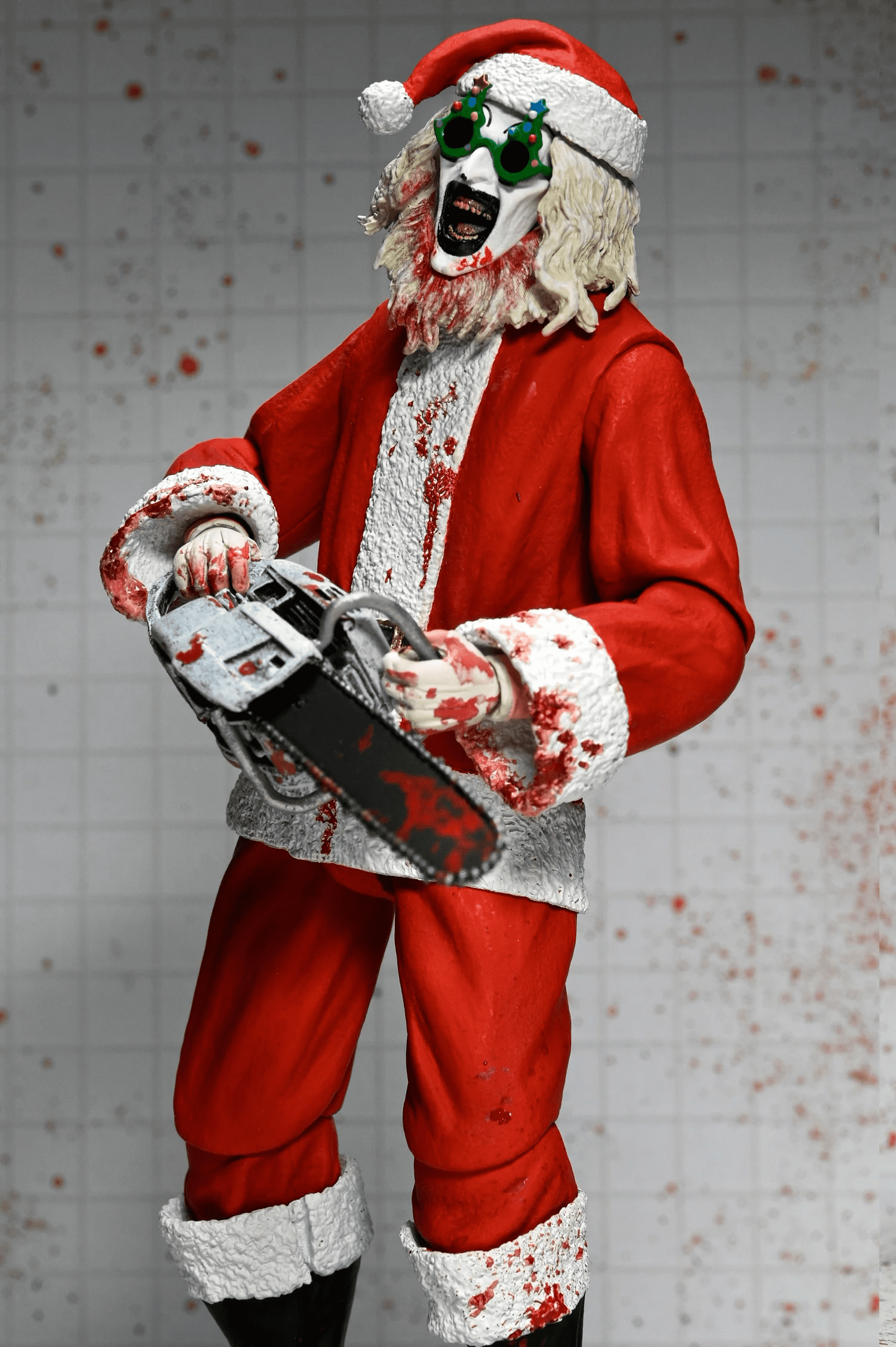 Terrifier - Ultimate Bloody Santa Suit Art the Clown 7-Inch Scale Action Figure