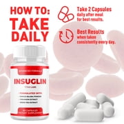 Insuglin Advanced Formula Blood Support for Health and Wellness 60 Capsules