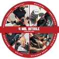 thumbnail image 7 of London Labs 4 Mil Disposable Nitrile Exam Gloves, Latex Free & Powder Free Gloves for Medical, food safe, EMT, Cleaning, Cooking - 200ct X-small Synsafe black gloves, 7 of 7