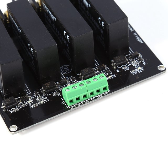 Module, 4 Channels Relay Solid State Relay, Switch Solid State Industrial Supplies for Thermostat Temperature Controller Outdoor Industrial Automation Process