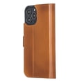 thumbnail image 5 of iPhone 13 Pro Max Flip Cover Full Grain Leather Wallet Case with Kickstand Feature, 5 of 31