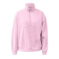 thumbnail image 5 of Sweat Shirts For Womens Women's Solid Sweatshirt Women's Long Sleeve Half Zip Pullover Sweatshirt Casual Athletic Top Fashion Workout Shirt For Fall Winter Comfort, 5 of 5