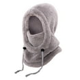 thumbnail image 3 of Youth Bear Ear Warm Hat with Integrated Scarf and Face Mask, Winter Outdoor Windproof Ear and Neck Protection for Cold Weather Activities, Skiing, Snow Play, and Hiking Accessories, 3 of 3