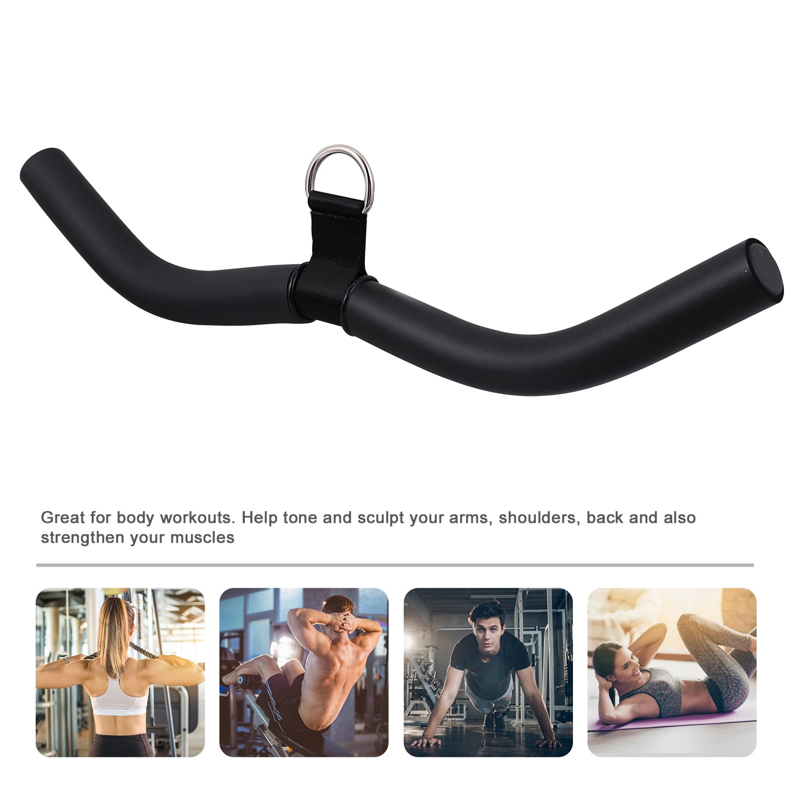 UPOUART Bow Shape Equipment for Home Exercise, 1 Piece Workout Tool for Strength Training