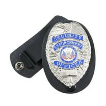 Rothco Durable Badge & ID Holders with Swivel Snap, Leather, 3.625" x 2.625"