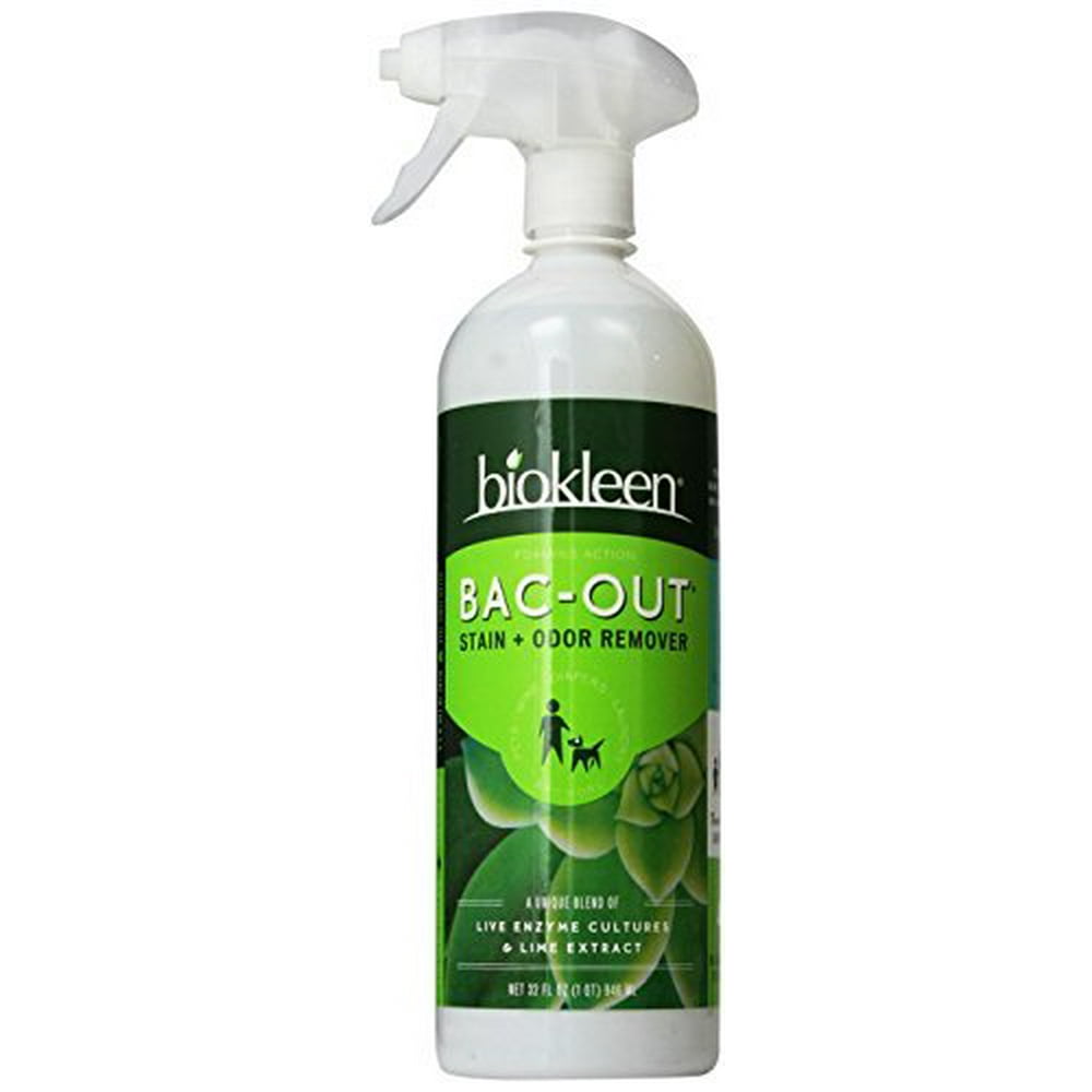 Biokleen BacOut Stain and Odor Remover with Foaming Sprayer 32 fl oz
