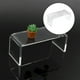 thumbnail image 4 of 1/12 muebles de escritorio de acrílico mesa de té Mini decoración de adorno blanco, 4 of 9