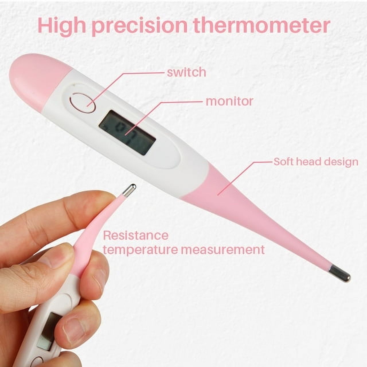 10 in 1 Baby Healthcare and Grooming Kit for Girl Boy Care Kit Toddlers Nail Clippers (Pink)