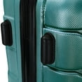 Elite Luggage Omni 3Piece Hardside Spinner Luggage Set, Teal