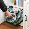 thumbnail image 5 of Divine Horse Foldable Clothes Storage Containers with Handle, 10.8"x10.5"x10.6", Large Capacity - Storage Cubes and Bins, 5 of 6