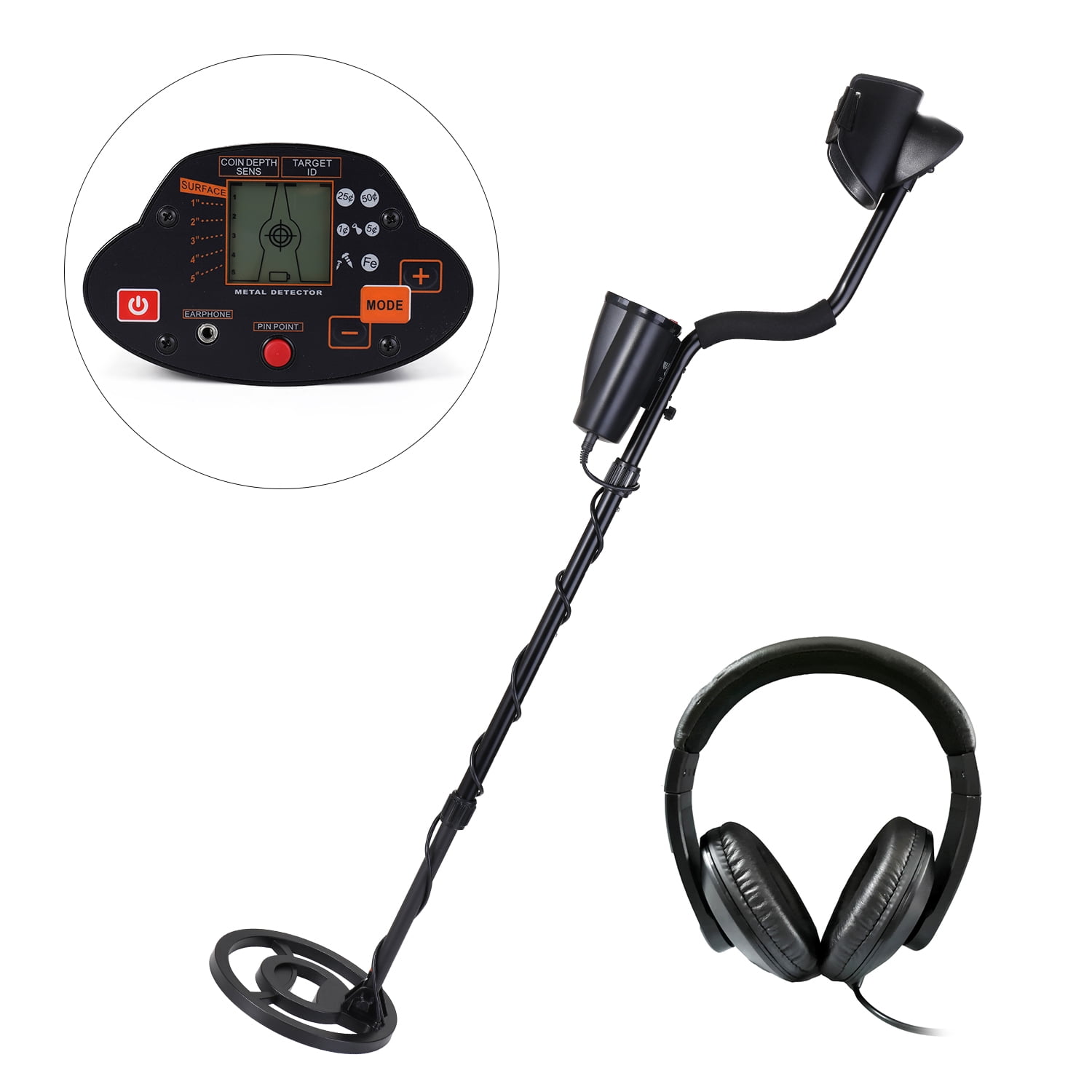 Portable Easy Installation Underground Metal Detector High Sensitivity Jewelry Treasure Gold