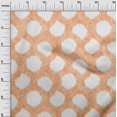 thumbnail image 3 of oneOone Silk Tabby Rust Brown Fabric Asian Ikat Sewing Craft Projects Fabric Prints By Yard 42 Inch Wide, 3 of 4