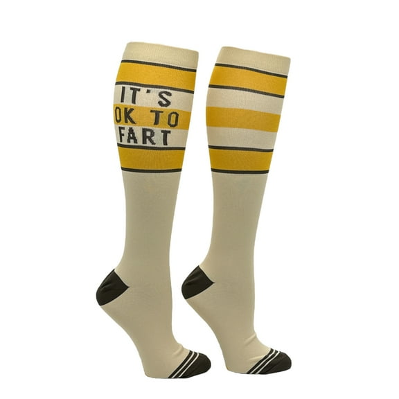 Its Ok to Fart Funny Toilet Humor Compression Socks for Men