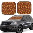 thumbnail image 1 of Vsdgher Fall Leaves Print Car Windshield Sun Shade, Reflective Sunshade Window Sunshade Sun Visor Protector Fit for Cars,Trucks,SUVs-Small, 1 of 6