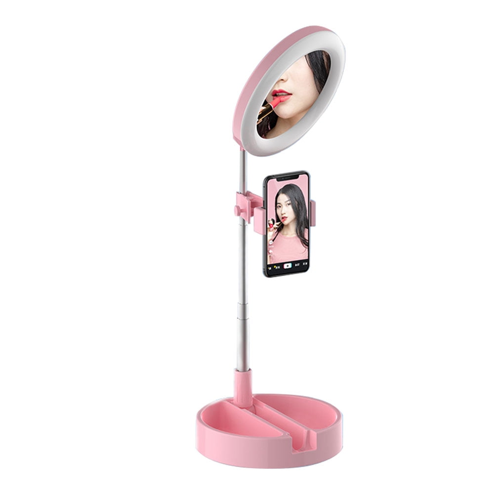 Willstar Beauty LED Ring Light Photography Selfie with Makeup Mirror