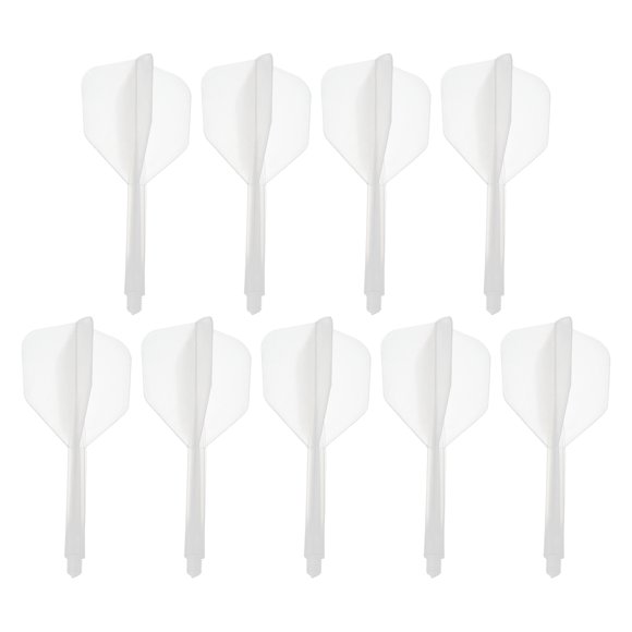Unique Bargains Vols à Fléchettes Intégrés, Ensemble de 9 Fléchettes Durables, Transparent