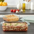 thumbnail image 2 of Pyrex Deep Glass Baking Dish with Plastic Lids Set, 4-pieces, 2 of 6